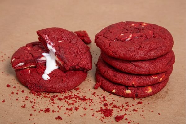 Receita Completa para um Cookies Red Velvet